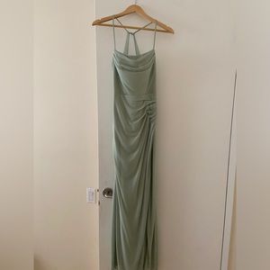 Azazie Kalea in Dusty Sage